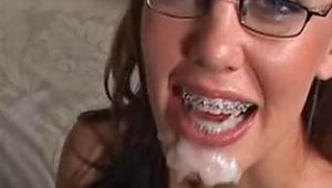 Teen With Glasses Braces Eats Guys Ass Porn Db Xhamster