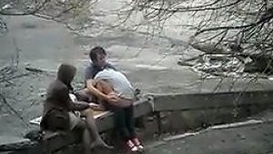 Couple Fuck In Park