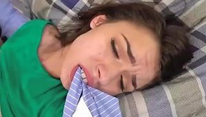Best Hardcore Brutal And Sloppy Rough Throat Fuck Birthday Anal Surprise